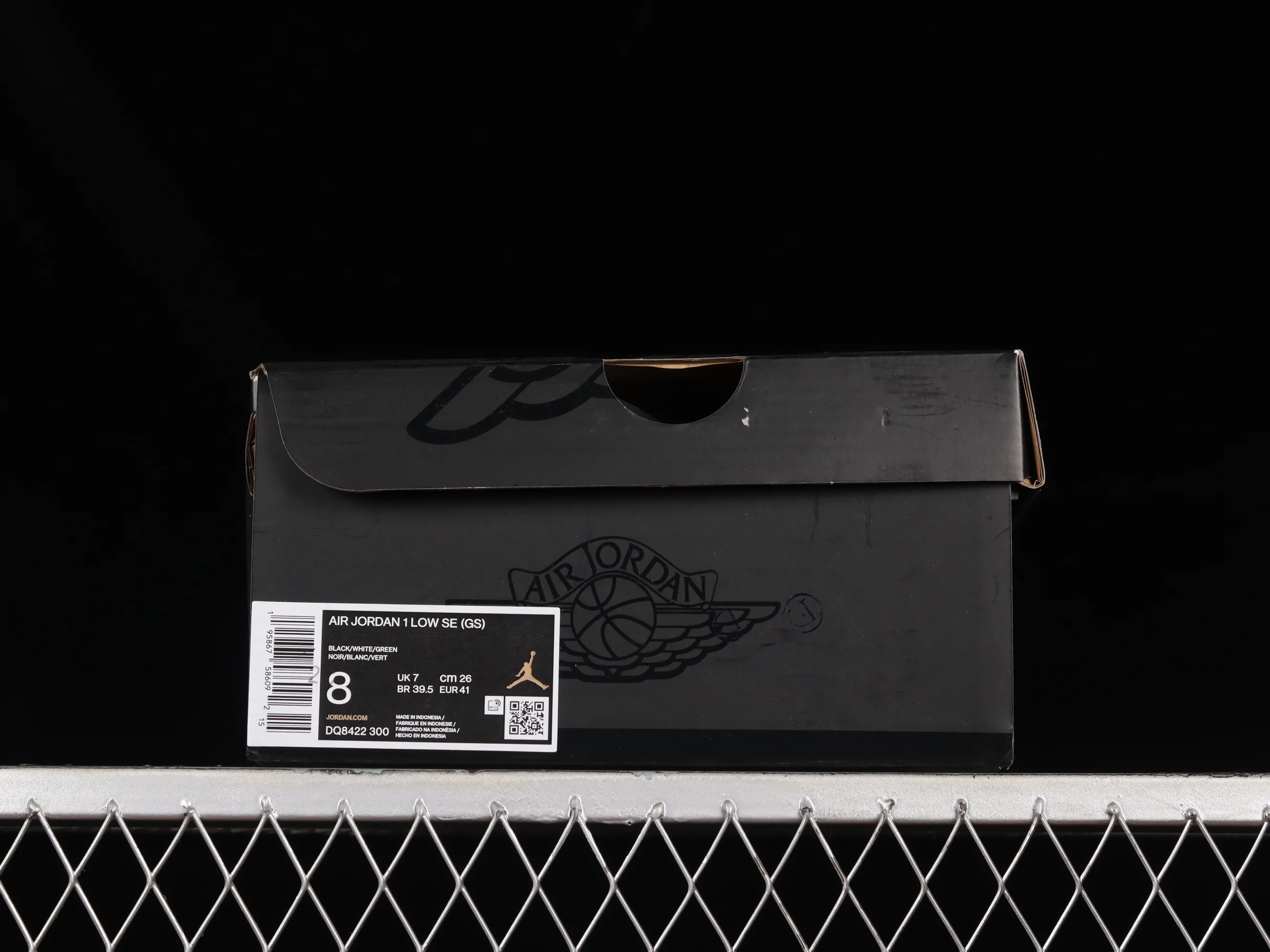 All categories Air Jordan Jordan series basketball shoes Air Jordan 1 Low Air Jordan 1 Low AJ1 Joe 1 black pattern green low-top basketball shoes DQ8422-300
